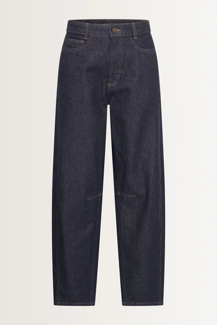 Relaxed fit barrel leg jeans