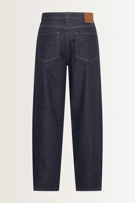 Relaxed fit barrel leg jeans