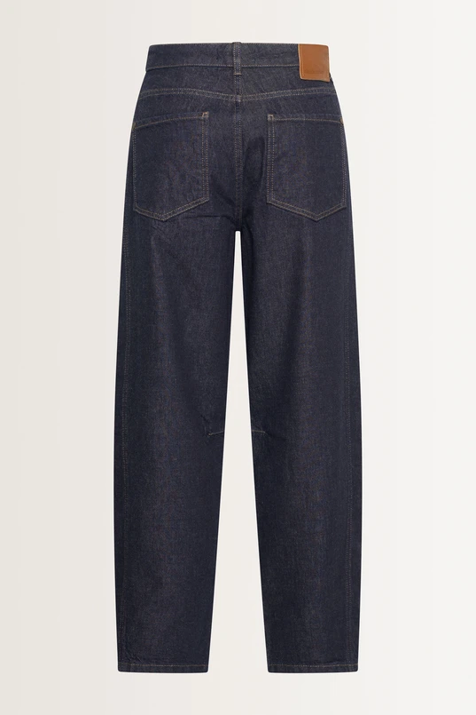 Relaxed fit barrel leg jeans