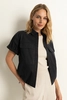 Relaxed fit blouse verstelbare zoom