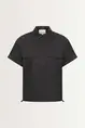 Relaxed fit blouse verstelbare zoom