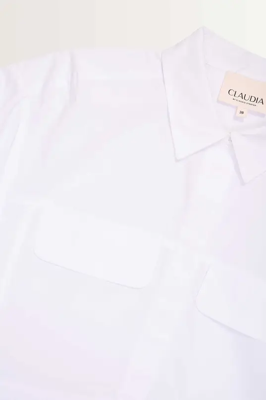 Relaxed fit blouse verstelbare zoom