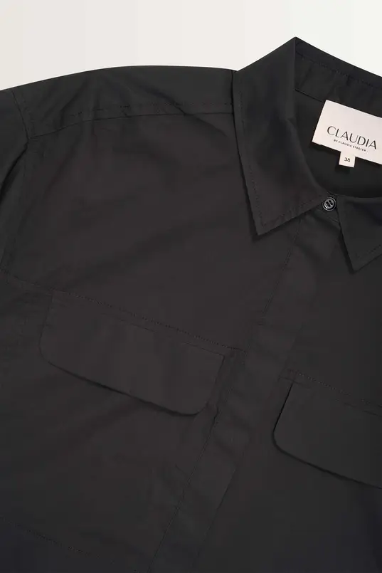 Relaxed fit blouse verstelbare zoom