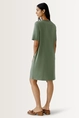 Relaxed fit linnen jurk OUI