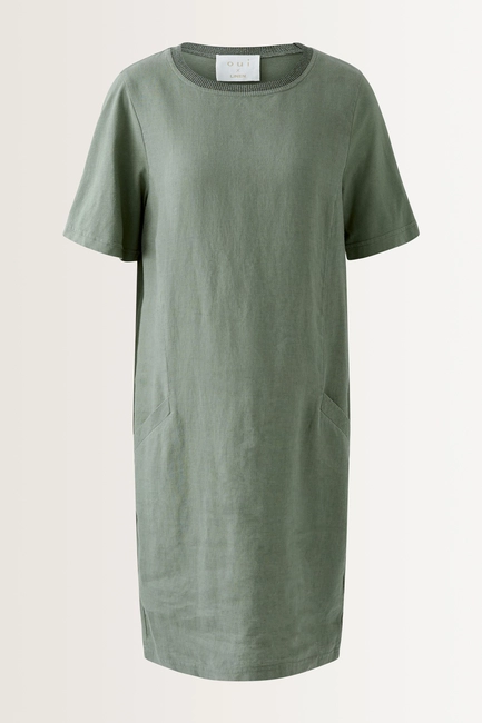 Relaxed fit linnen jurk OUI