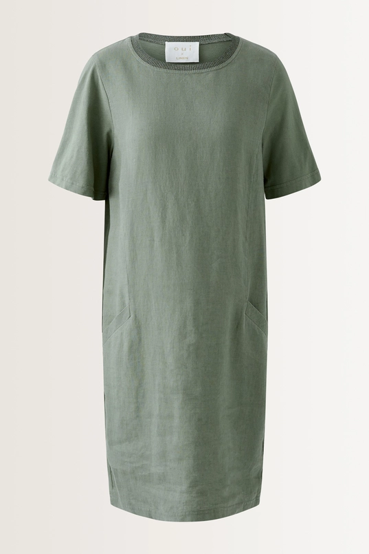 Relaxed fit linnen jurk OUI