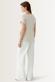 Relaxed fit top met strikaccent OUI
