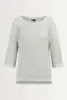 Relaxed fit trui glansgaren
