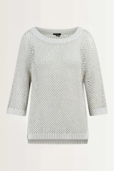 Relaxed fit trui glansgaren