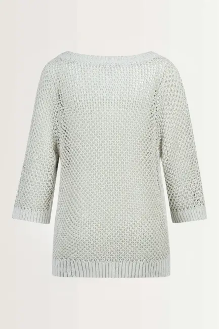 Relaxed fit trui glansgaren