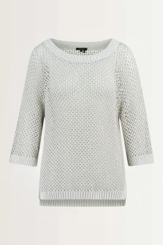Relaxed fit trui glansgaren