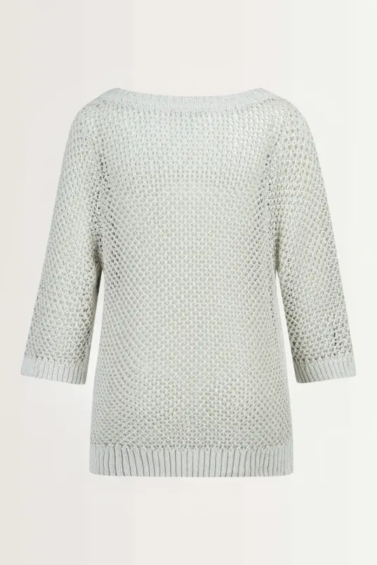 Relaxed fit trui glansgaren