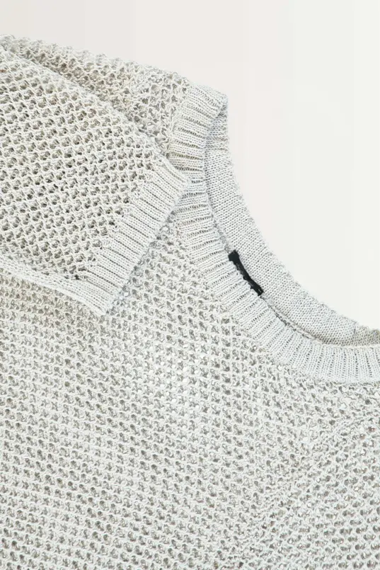 Relaxed fit trui glansgaren