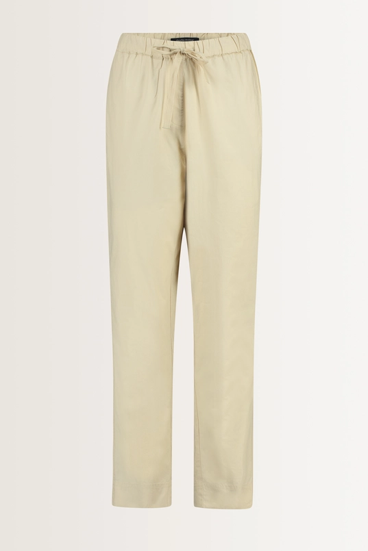 Relaxte broek met strikceintuur