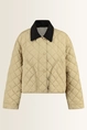 Reversible jas met ruitstiksel Kaki Max Mara Weekend