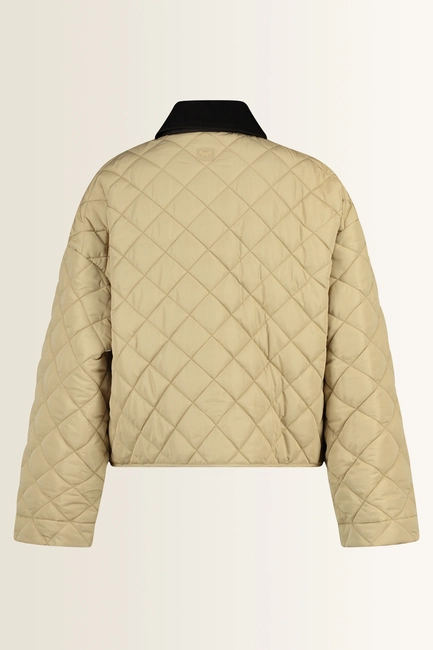 Reversible jas met ruitstiksel Kaki Max Mara Weekend