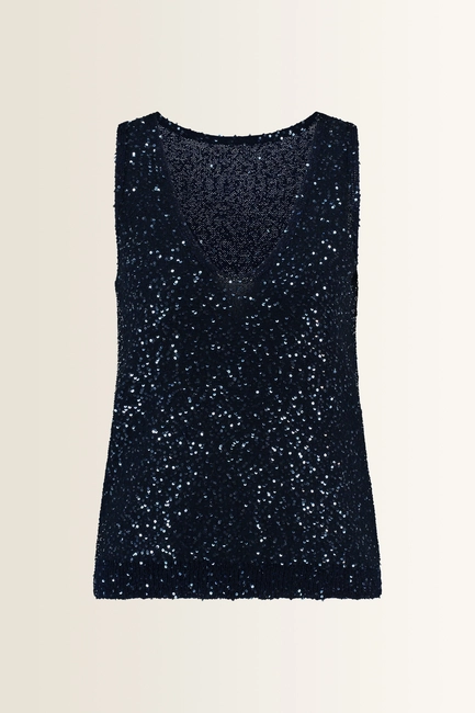 Reversible top met pailetten Milord Max Mara Weekend