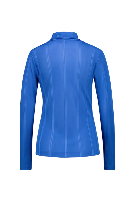 Rib top met col