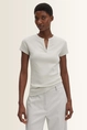 Rib top met V-hals Kleoh detail Someday