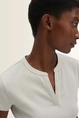 Rib top met V-hals Kleoh detail Someday