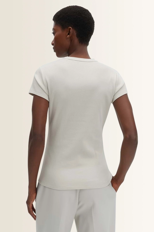 Rib top met V-hals Kleoh detail Someday