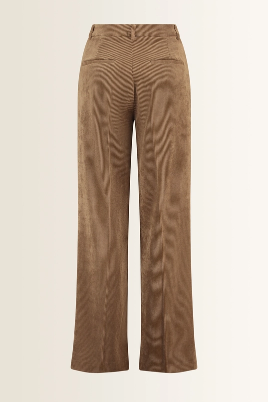 Ribcord pantalon met wijde pijp Alexis Cambio