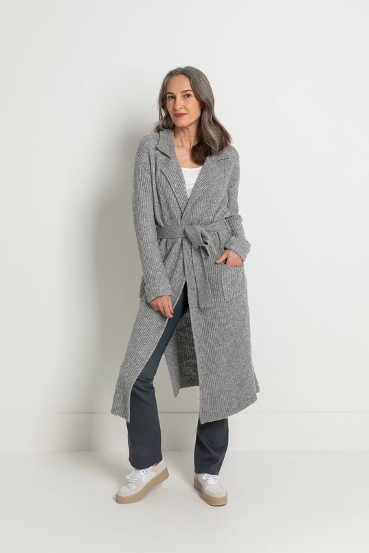 Ribgebreid vest