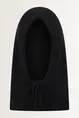 Ribgebreide cashmere balaclava