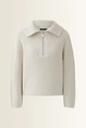 Ribgebreide pullover met troyerkraag OUI