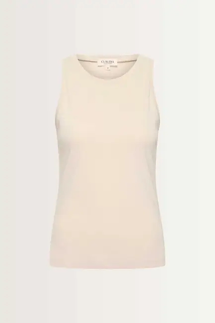 Ribgebreide tanktop