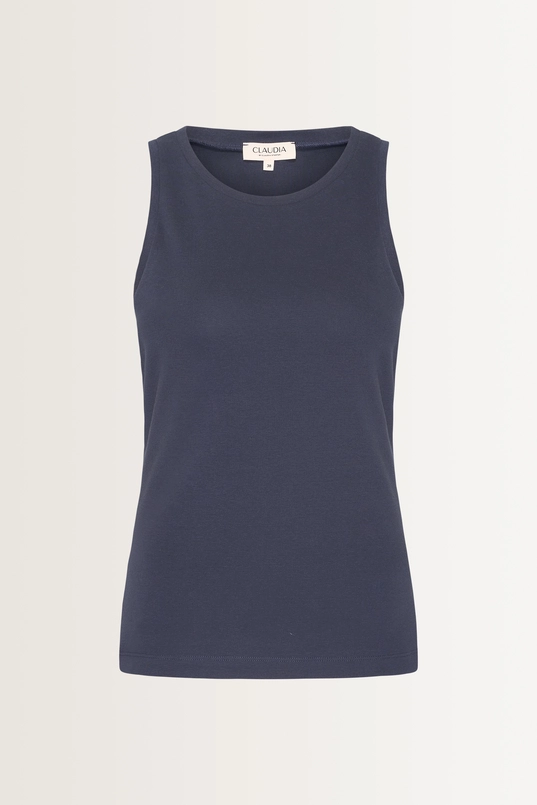 Ribgebreide tanktop