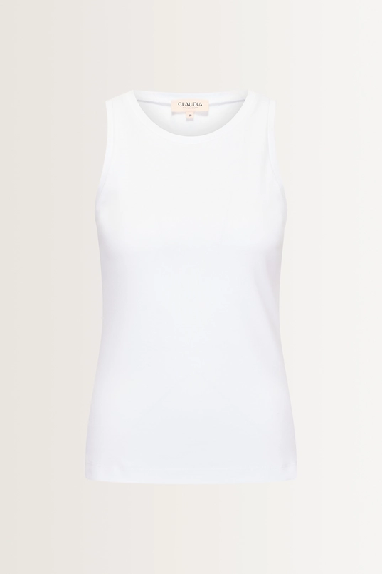 Ribgebreide tanktop
