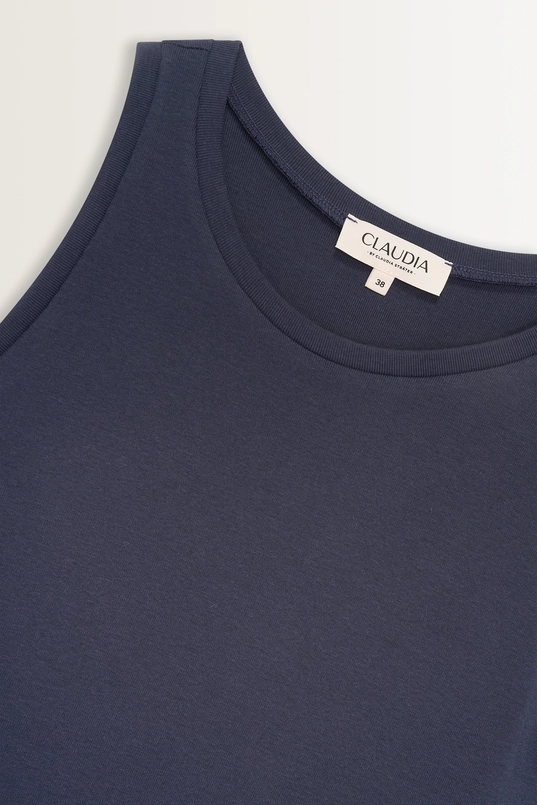 Ribgebreide tanktop
