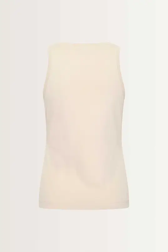 Ribgebreide tanktop