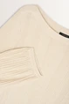 Ribgebreide trui met metallic glans