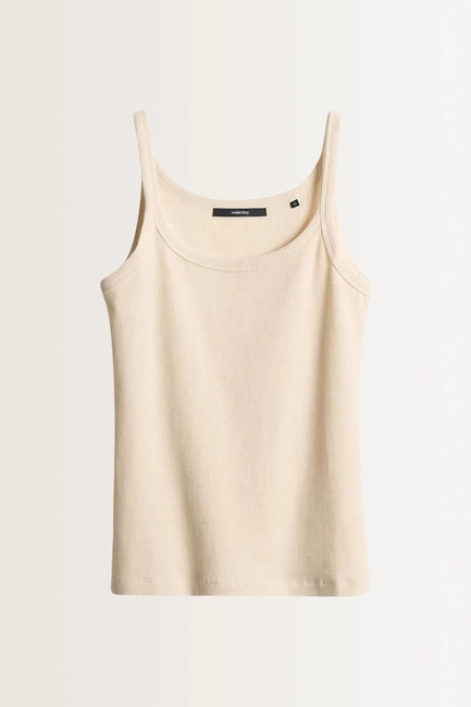 Ribjersey top met spaghettibandjes Klarina Someday