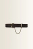 Riem met kettingdetail