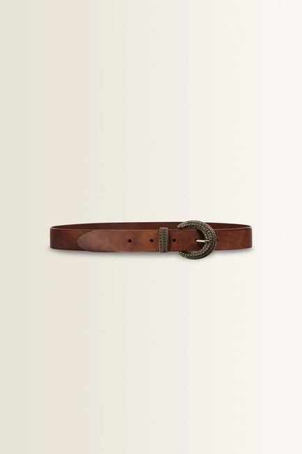 Riem met reliëfgesp