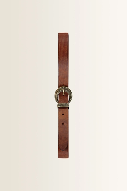 Riem met reliëfgesp