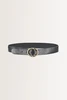 Riem met vintage metalen gesp