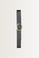 Riem met vintage metalen gesp
