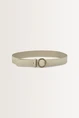 Riem met vintage metalen gesp