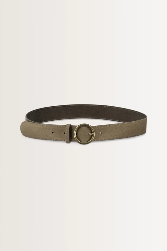 Riem met vintage metalen gesp