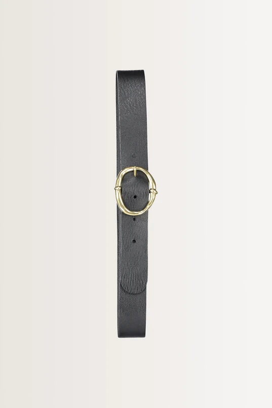 Riem met vintage metalen gesp