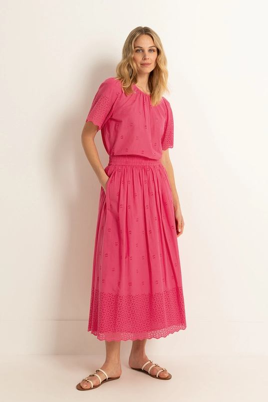 Rok met broderie