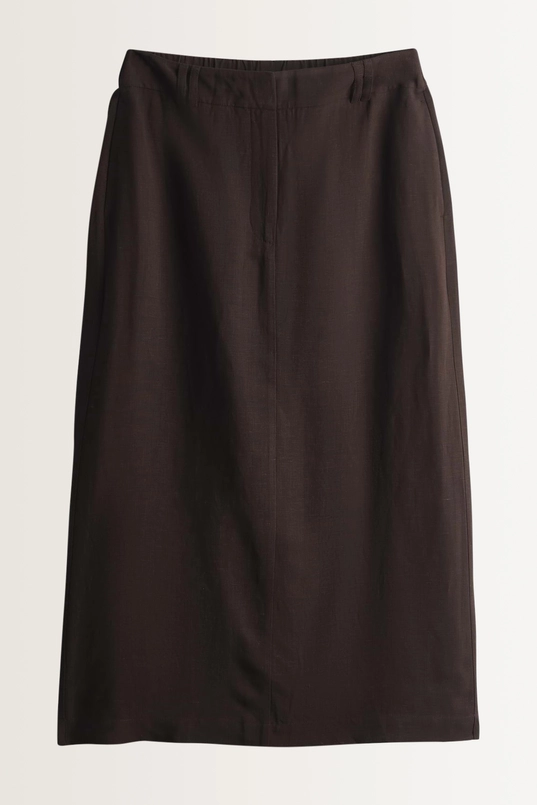 Rok van viscose-linnen Olini detail Someday