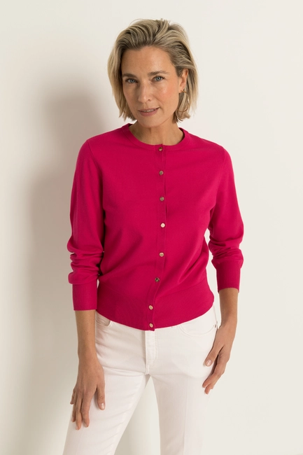 Ronde hals vest in knit