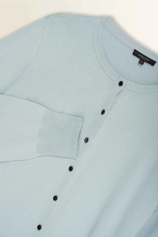 Ronde hals vest in knit