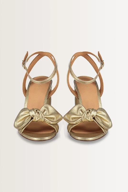 Sandalen met strik Claudia Strater