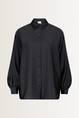Satijnen blouse met ballonmouwen Vera Mont